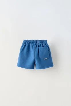 CALÇÕES BERMUDA MENSAGEM BORDADA-ZARA Cheap