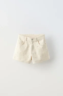 CALÇÕES BERMUDA PÉROLAS-ZARA Store