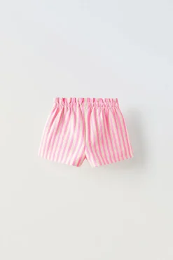 CALÇÕES BERMUDA ÀS RISCAS-ZARA Store