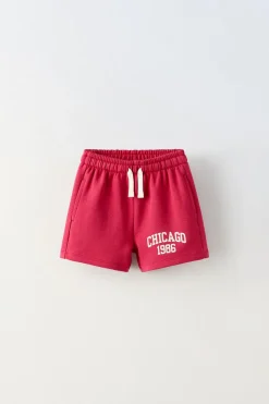 CALÇÕES BERMUDAS TEXTO-ZARA Online