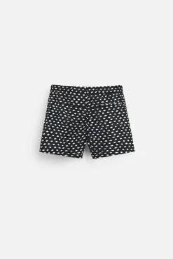 ZARA Acessórios^CALÇÕES DE BANHO CURTOS COM ESTAMPADO ABSTRATO Preto