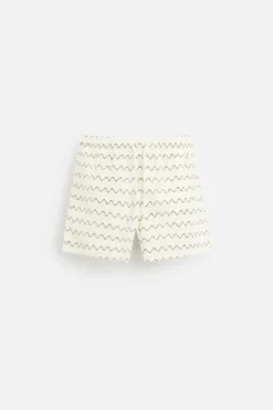 ZARA Acessórios^CALÇÕES DE BANHO REGULAR FIT COM ESTAMPADO GEOMÉTRICO Cru