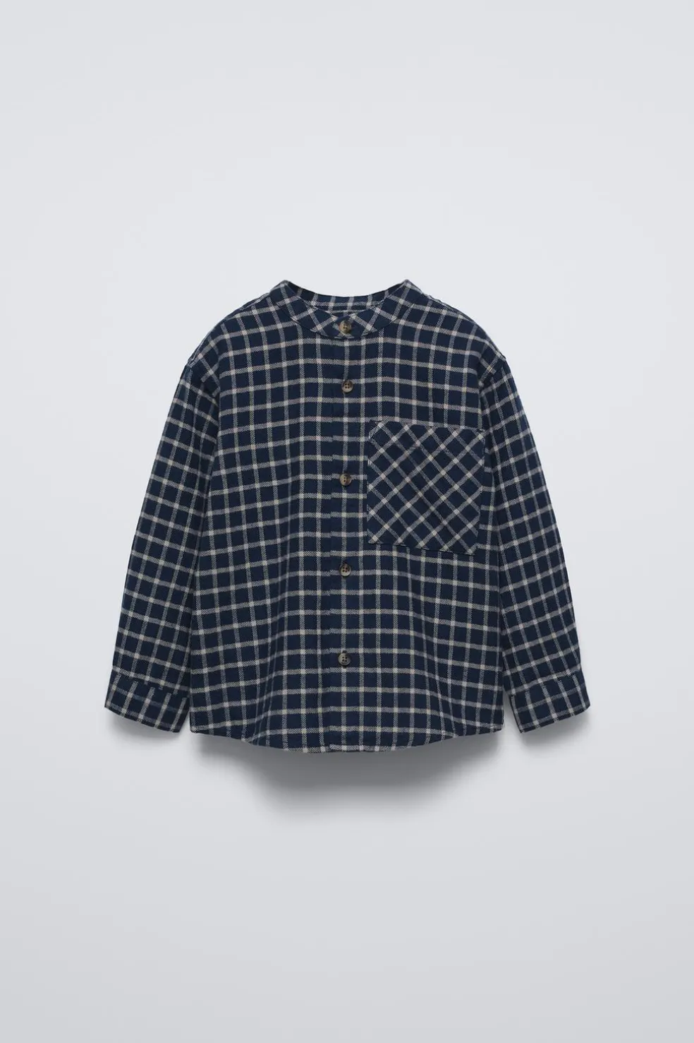 CAMISA AOS QUADRADOS-ZARA Cheap