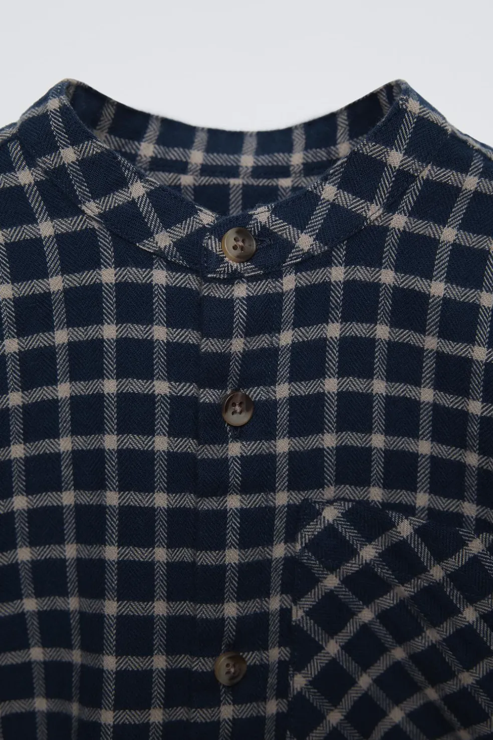 CAMISA AOS QUADRADOS-ZARA Cheap