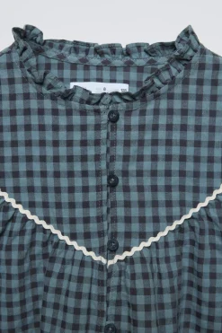 CAMISA AOS QUADRADOS-ZARA Shop