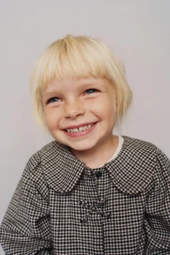 CAMISA AOS QUADRADOS COM LAÇOS-ZARA New
