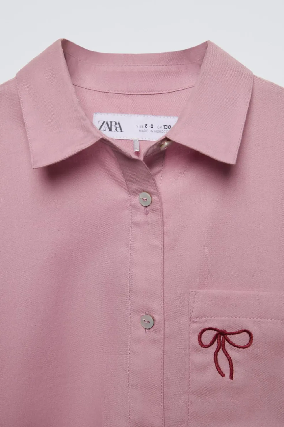 CAMISA BORDADO BOLSO-ZARA Cheap