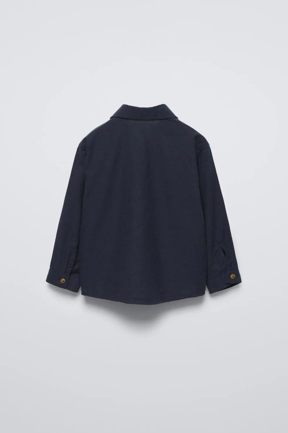 CAMISA COM BOLSOS DE BOMBAZINA FINA-ZARA Outlet