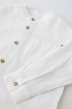 CAMISA COM LINHO-ZARA Outlet