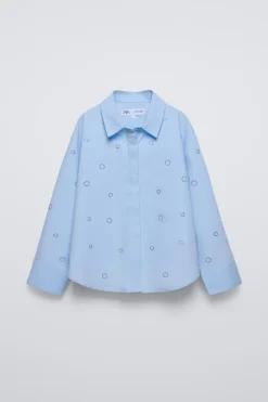 CAMISA COM STRASS-ZARA Clearance