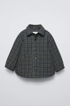 CAMISA COMPRIDA ACOLCHOADA-ZARA Store