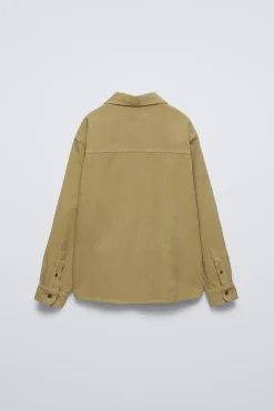 CAMISA DE BOMBAZINA FINA-ZARA Outlet