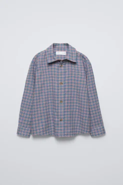 CAMISA DE FLANELA AOS QUADRADOS-ZARA Cheap