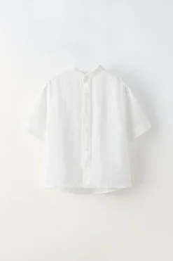 CAMISA DE LINHO-ZARA Cheap