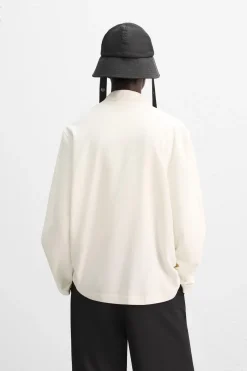 ZARA Camisas^CAMISA DE SEDA X NANUSHKA Branco-marfim