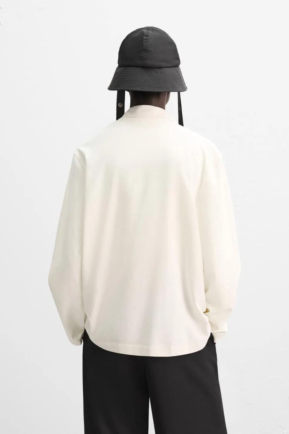 ZARA Camisas^CAMISA DE SEDA X NANUSHKA Branco-marfim