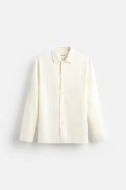 ZARA Camisas^CAMISA DE SEDA X NANUSHKA Branco-marfim