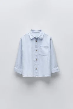 CAMISA ESTRUTURA BOLSO-ZARA Best Sale