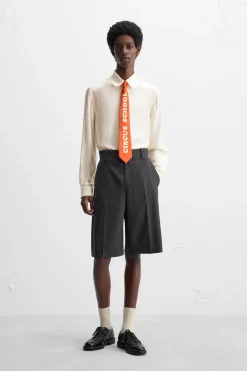 ZARA Camisas^CAMISA FLUIDA X HARRY LAMBERT Branco-marfim