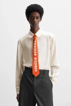 ZARA Camisas^CAMISA FLUIDA X HARRY LAMBERT Branco-marfim