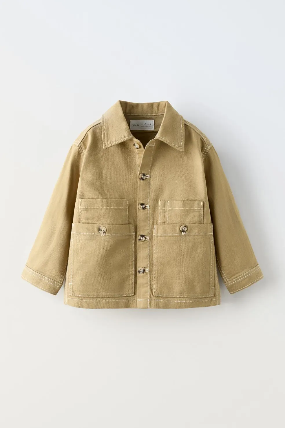 CAMISA LARGA COM BOLSOS-ZARA Best Sale
