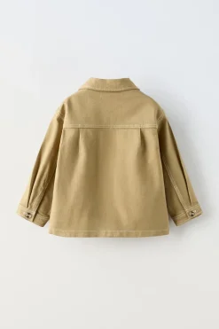 CAMISA LARGA COM BOLSOS-ZARA Best Sale