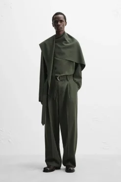 ZARA Camisas^CAMISA LENÇO X NANUSHKA Verde / Azul
