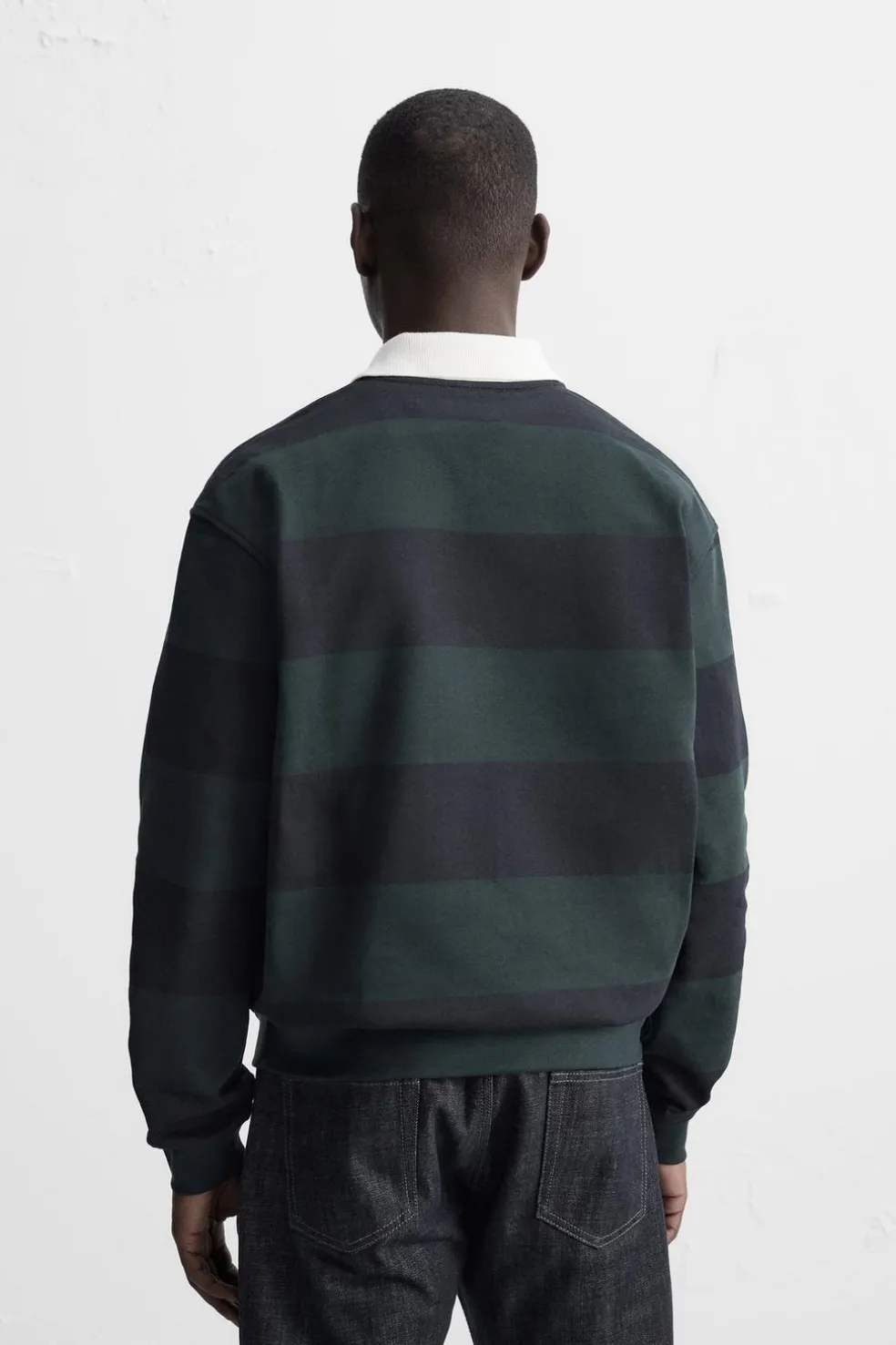 ZARA Polos^CAMISA POLO ÀS RISCAS COMBINADAS listrado