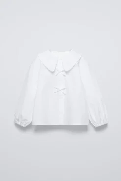 CAMISA POPELINA LAÇOS-ZARA Shop