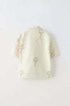 CAMISA RÚSTICA PALMEIRAS-ZARA Sale