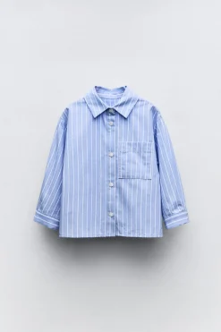 CAMISA ÀS RISCAS-ZARA Sale