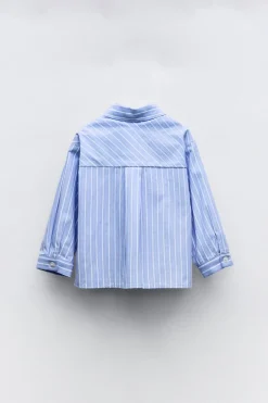 CAMISA ÀS RISCAS-ZARA Sale