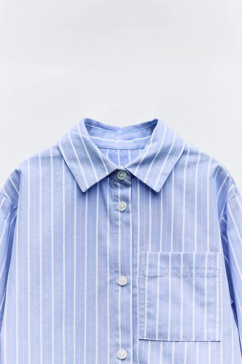 CAMISA ÀS RISCAS-ZARA Sale