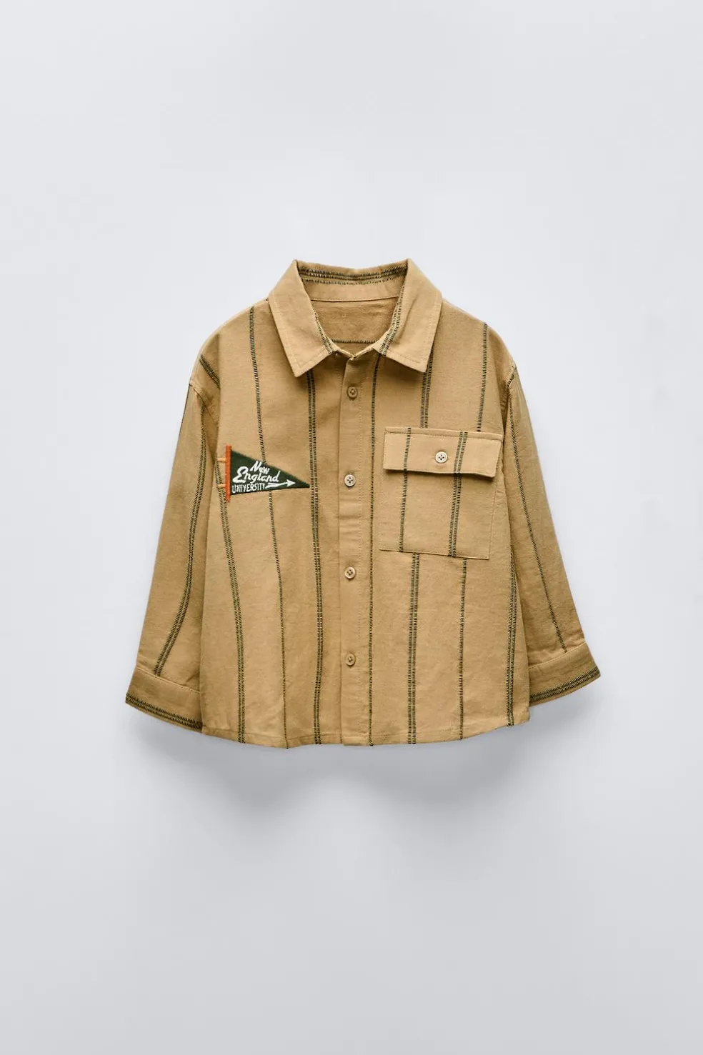 CAMISA ÀS RISCAS-ZARA Cheap