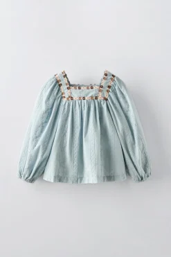 CAMISA VIVOS FLORES BORDADAS-ZARA Best