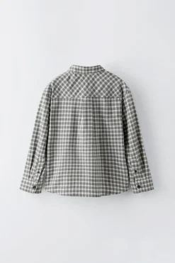 CAMISA XADREZ BOLSO-ZARA Cheap