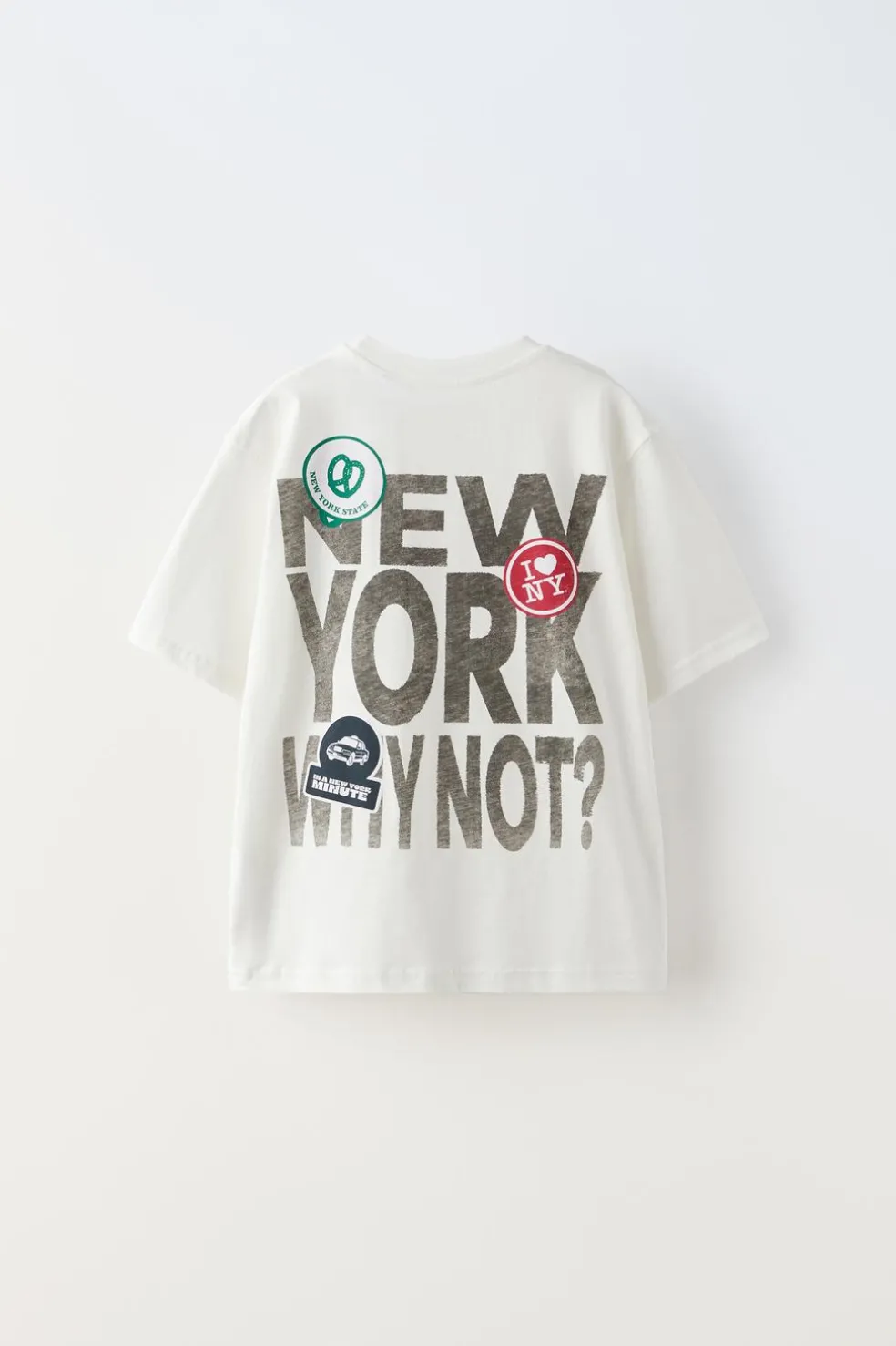 CAMISETA PARCHES I LOVE NY ©-ZARA Cheap