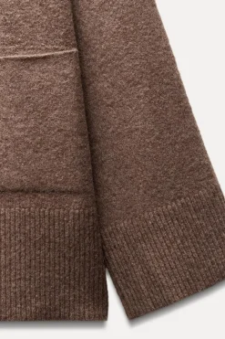 ZARA Winter Layersnew^CAMISOLA BOLSO MALHA LISA Vison-vigoré