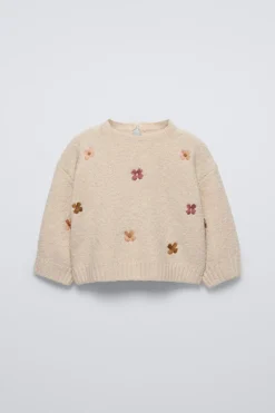 CAMISOLA DE MALHA COM ESTAMPADO FLORAL BORDADO-ZARA Hot