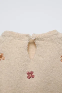 CAMISOLA DE MALHA COM ESTAMPADO FLORAL BORDADO-ZARA Hot