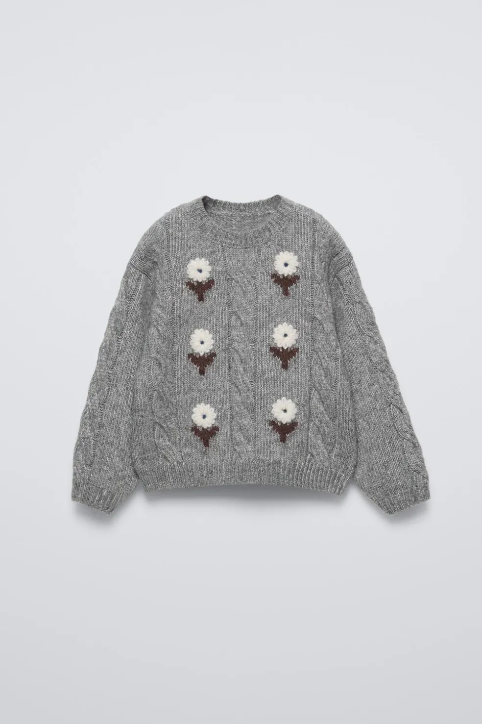 CAMISOLA DE MALHA COM ESTAMPADO FLORAL BORDADO-ZARA Online
