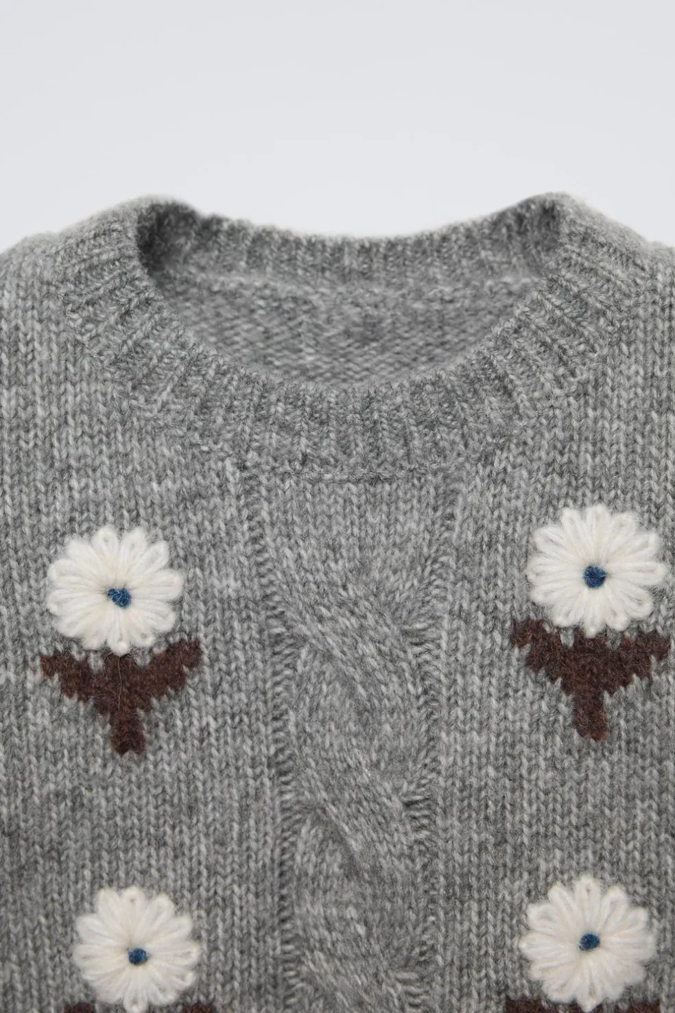 CAMISOLA DE MALHA COM ESTAMPADO FLORAL BORDADO-ZARA Online