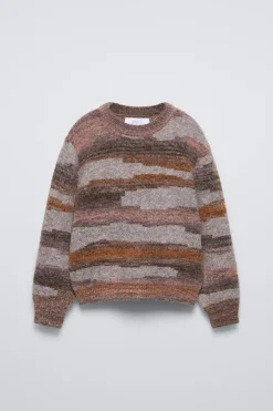 CAMISOLA DE MALHA JACQUARD-ZARA Shop