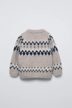 CAMISOLA DE MALHA JACQUARD-ZARA Sale