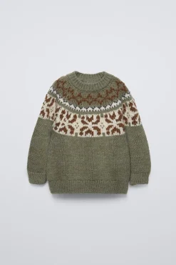 CAMISOLA DE MALHA JACQUARD-ZARA Store
