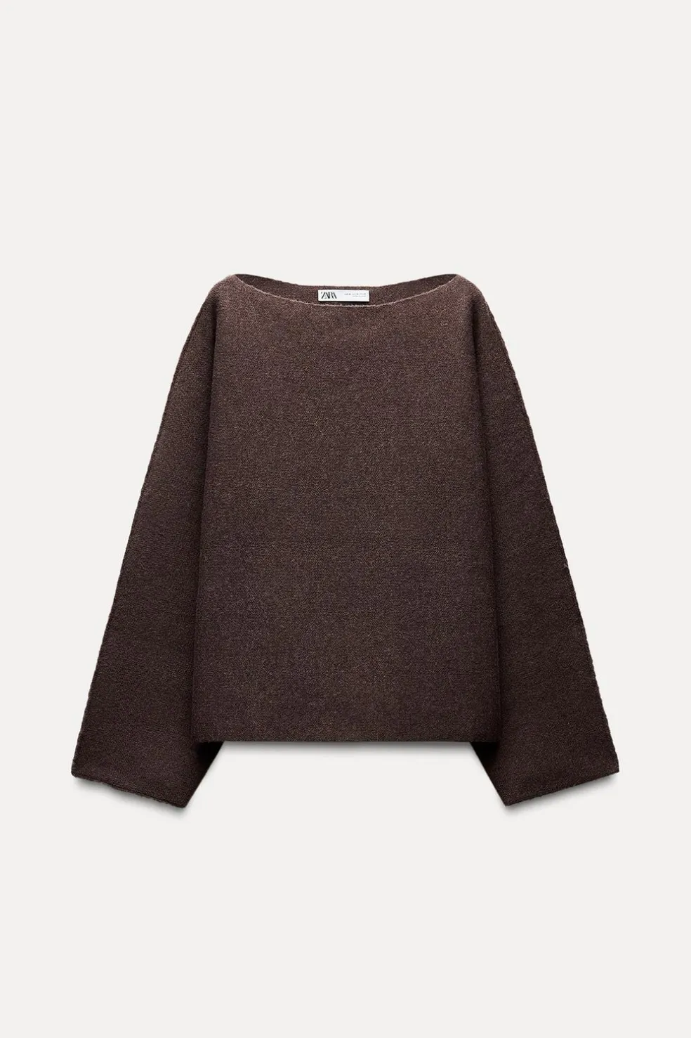 ZARA Winter Layersnew^CAMISOLA MALHA LISA Borgonha