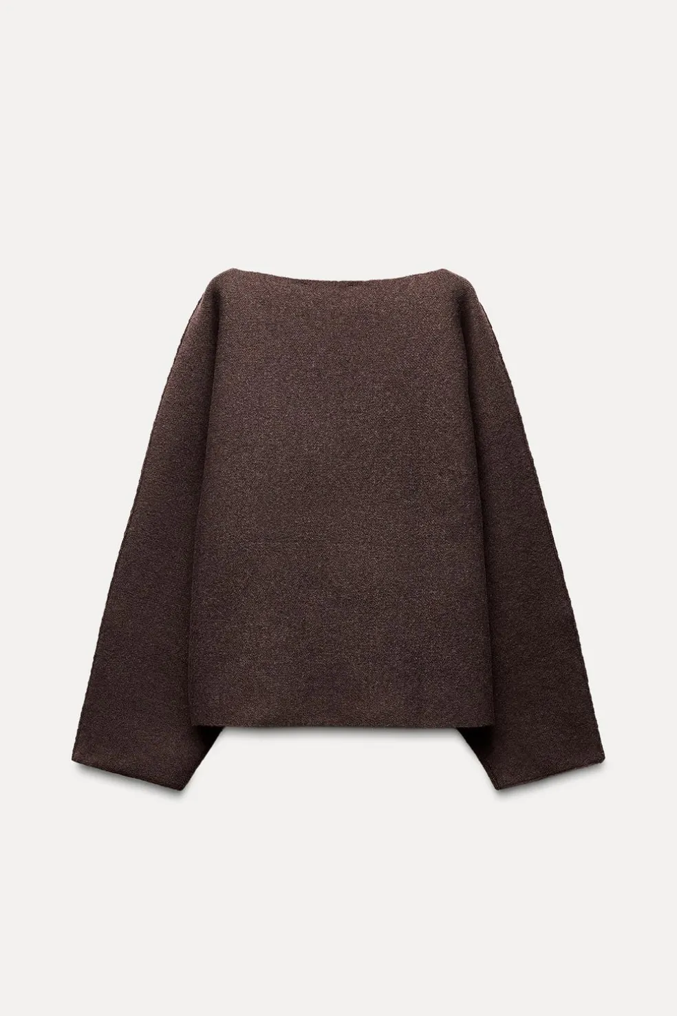 ZARA Winter Layersnew^CAMISOLA MALHA LISA Borgonha