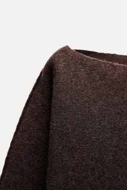 ZARA Winter Layersnew^CAMISOLA MALHA LISA Borgonha