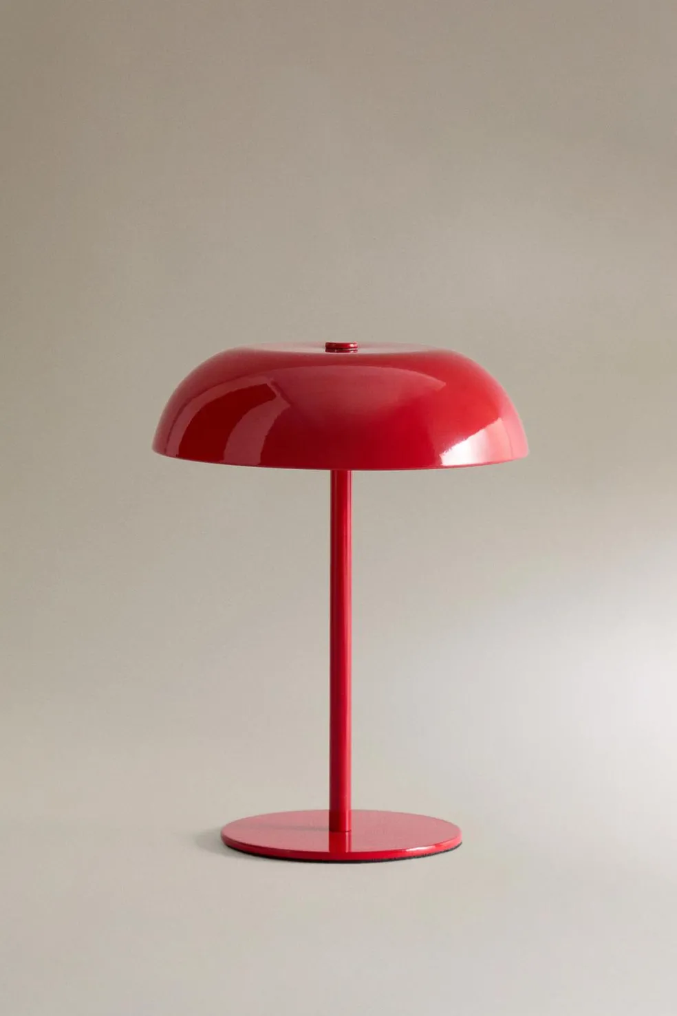 ZARA A Coleção De Candeeiros|Presentes Para O Lar^CANDEEIRO DE MESA MONOCOLOR TÁTIL Vermelho