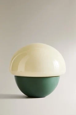 ZARA A Coleção De Candeeiros^CANDEEIRO DE MESA OVAL Verde / Azul